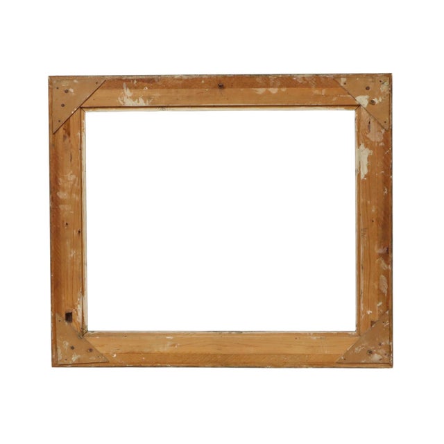 Baroque-Style Picture Frame in Pine For Sale - Image 9 of 16