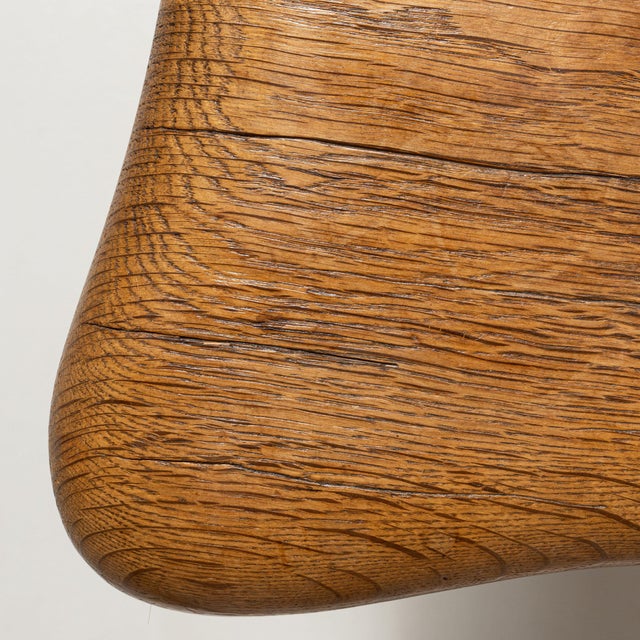 19th Century France Brutalist Amber Wood Coffee Table For Sale - Image 4 of 11
