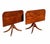 Late 18th Century Antique Federal Mahogany Double Pedestal Tilting Banquet Table With Two Leaves For Sale - Image 5 of 12