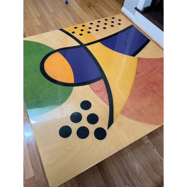 Postmodern 1990’s Postmodern Benjamin Le Coffee Table and Side Table For Sale - Image 3 of 6