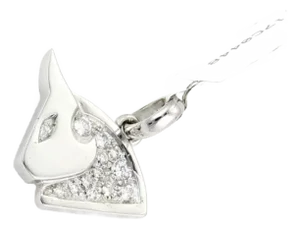 Marina B Diamond Unicorn Zoo Collection 18k White Gold Charm