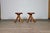 Stunning pair of early edition S31 stools by renowned French designer Pierre Chapo, crafted ca. 1974 in Atelier Chapo from...