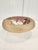 Art Nouveau 1940s Gorgeous Vaseline Tiffen Hand Painted Glass Bowl For Sale - Image 3 of 8