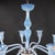 Large Vintage Eight Arm Opaline Murano Glass Chandelier in the Manner of Barovier & Toso For Sale - Image 10 of 18