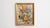 1970s 1970s France Orange Wood Painting For Sale - Image 5 of 15