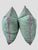 2020s Peacock Blue Chenille Pillow Pair For Sale - Image 5 of 8
