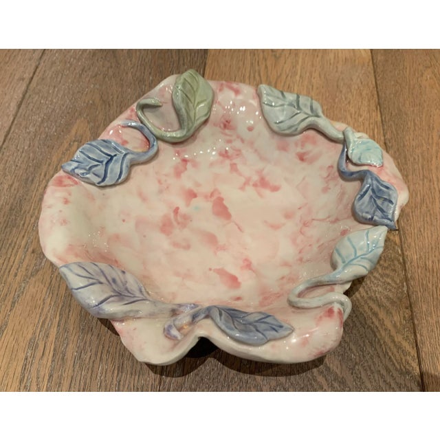 Abstract Expressionism Vintage Decorative Plates- Set of 3 For Sale - Image 3 of 13