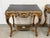 Antique Rococo Revival Giltwood Side Tables, Pair For Sale - Image 10 of 12