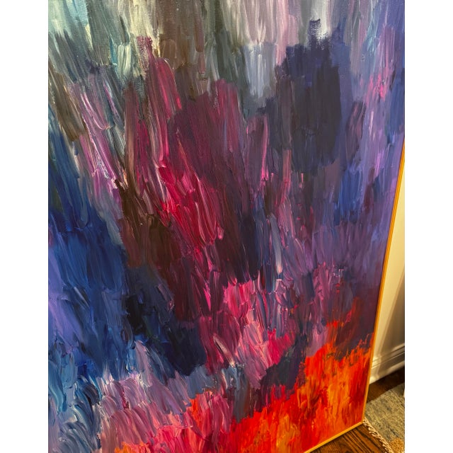 Julius Parrish Original Large-Scale Abstract Acrylic Painting, 2020, 48” X 36” For Sale - Image 4 of 12