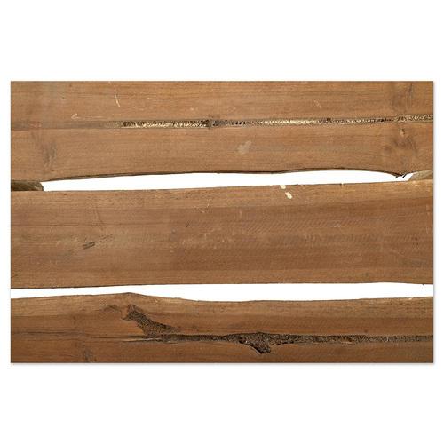Wood Vintage Rustic Log Bench For Sale - Image 7 of 8