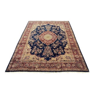 11ft 10in × 15ft 4in Persian Sarouk Area Rug For Sale