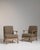 19th Century 19th Century France Mid-century Modern Tan Wood Armchair For Sale - Image 5 of 11