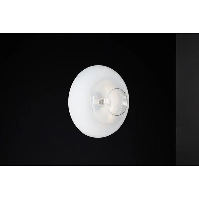 Murano Glass Wall Light in Hand-Blown Glass, Italy, 1960s For Sale - Image 9 of 18