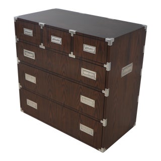 Theodore Alexander Modern Campaign Style Chest For Sale