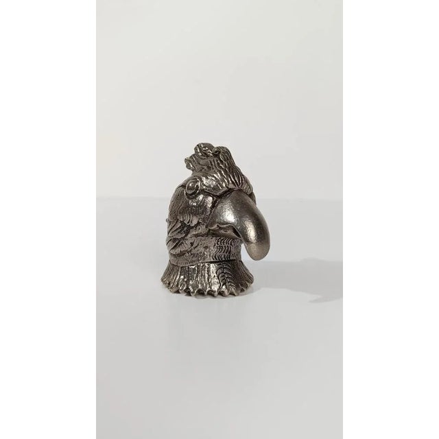 Vintage Silver-Plated Parrot Head Bottle Opener in the style of Gucci, 1970s For Sale - Image 13 of 18