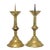 Dutch 19th Century Brass Pricket Candlesticks - A Pair For Sale