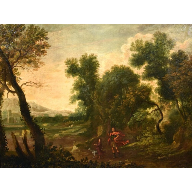 Gaspard Dughet, known as Gaspard Poussin (Rome 1615 – 1675), attributed to Wooded Landscape of the Roman Campagna with the...