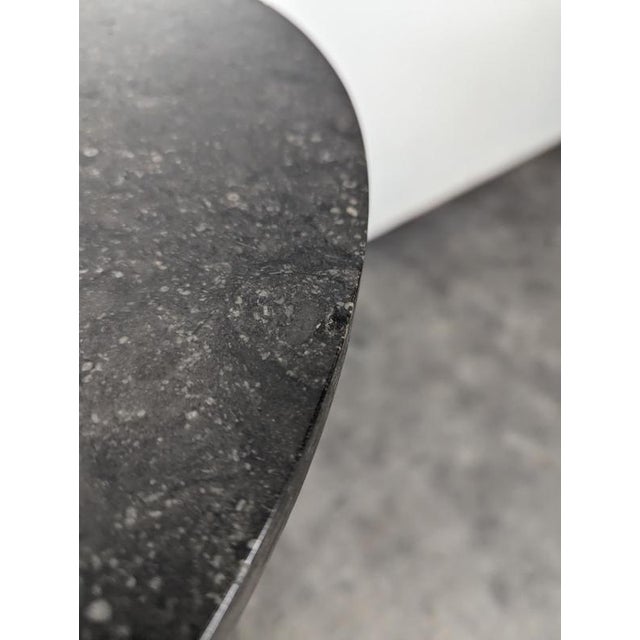 Empire Style Mahogany Side Table with Black Marble Top For Sale - Image 6 of 8