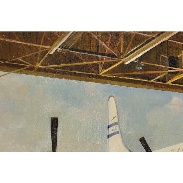 David Shepherd, Boac Boeing 377 Stratocruiser, 1953, Oil on Canvas, Framed For Sale - Image 6 of 18