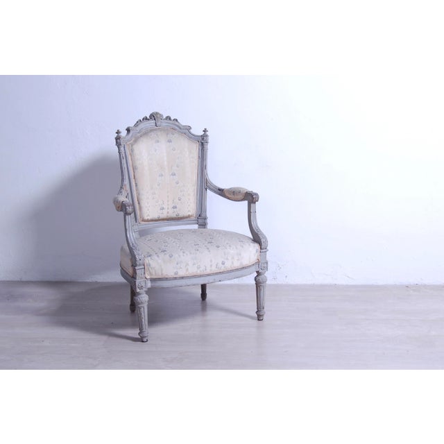 Louis XVI Style Armchair For Sale - Image 18 of 18