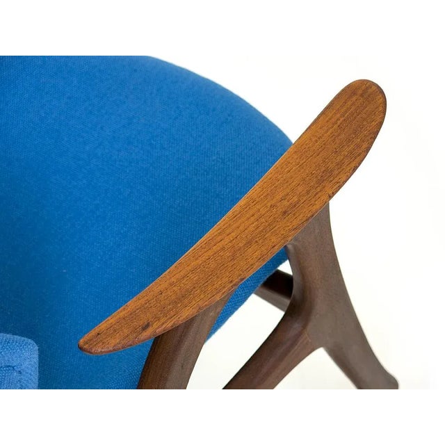 1960s Danish Rocking Chair Design by Aage Christiansen for Erhardsen & Andersen For Sale - Image 5 of 10