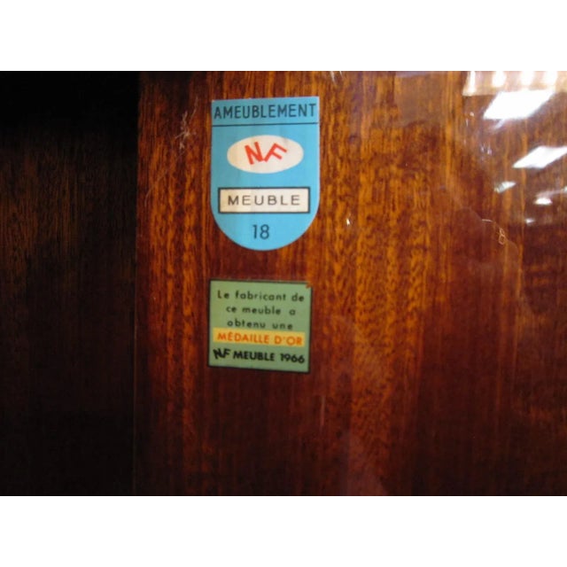 1960s Mid-Century Modern French Long Low Credenza For Sale - Image 11 of 13