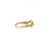 Not Yet Made - Made To Order Round Cut Yellow Sapphire Diamond Bypass Ring in 18k Solid Gold Size 7 For Sale - Image 5 of 14
