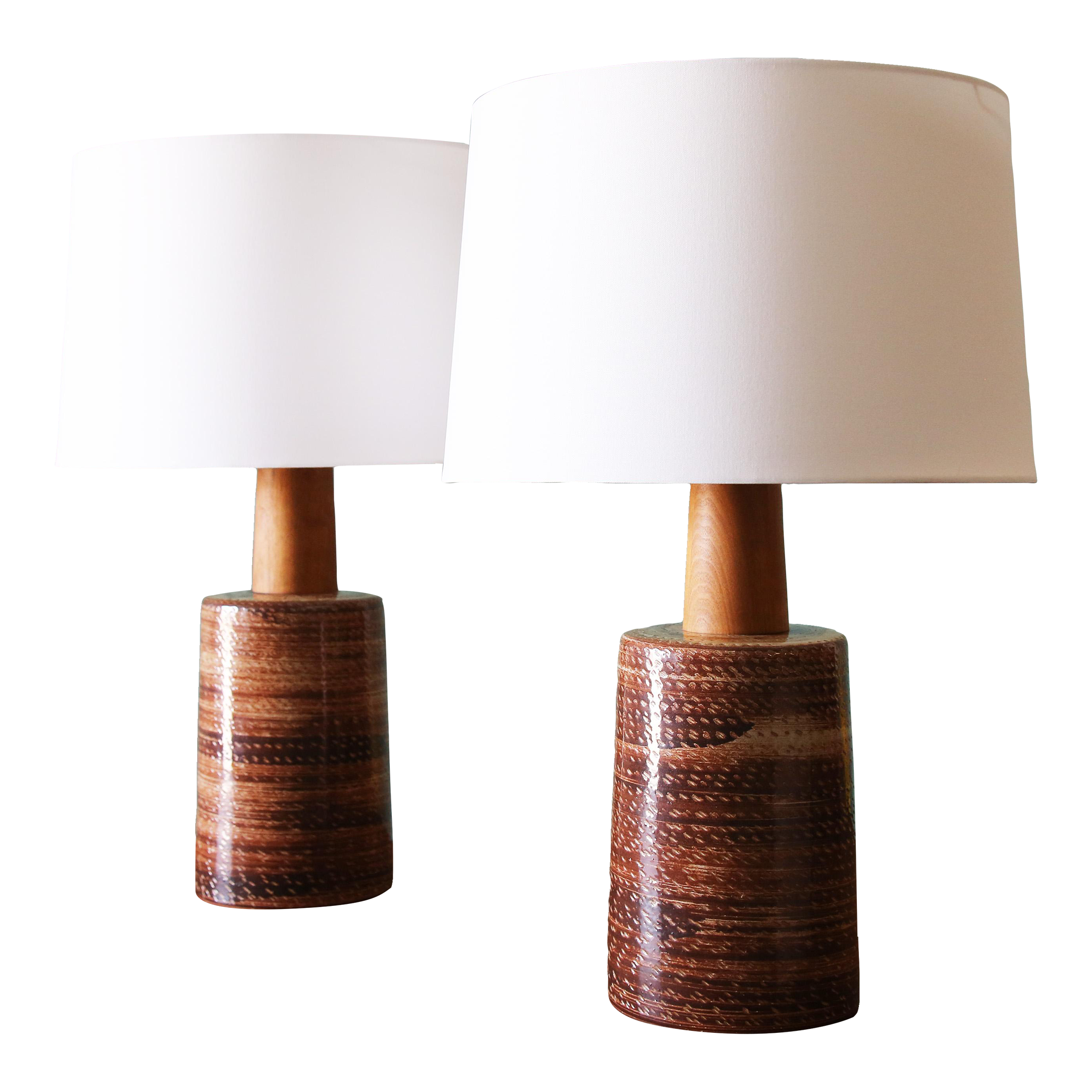 1960s Gordon and Jane Martz 170 Lamp Pair for Marshall Studios