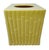1970's Bai Yellow Faux Bamboo 4pc Bathroom Set Wastebasket Tissue Box Cover Soap For Sale - Image 15 of 18