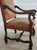 Brown Pair of Antique Louis XVI Fauteuils Needlepoint Open Arm Chairs For Sale - Image 8 of 18