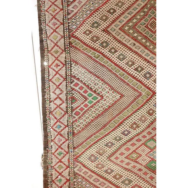 1960s Vintage Tuareg Moroccan Tribal Runner Rug For Sale In Palm Springs - Image 6 of 13