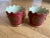 Pair of Early 20th Century French Napoleon III Style Red and Gold Toleware Cachepots For Sale - Image 12 of 12