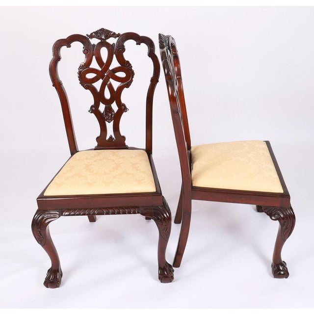 Antique George II Style Chippendale Dining Chairs, 1800s, Set of 12 For Sale - Image 11 of 18