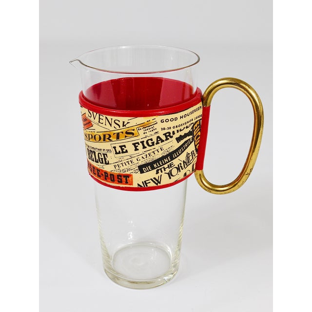 Midcentury Glass Pitcher by Carl Auböck, Austria, 1950s For Sale - Image 10 of 15