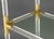 Late 20th Century Vintage Jonathan Adler Modern Lucite and Brass Etagere For Sale - Image 5 of 9