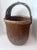 Hand Woven Rice Basket with Wooden Frame and Handle For Sale - Image 4 of 9