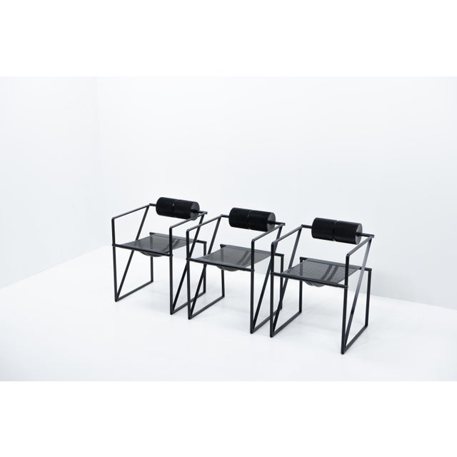 Black Seconda Chairs by Mario Botta for Alias, 1980s For Sale - Image 13 of 13