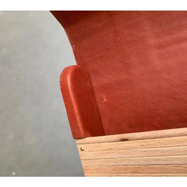 German Wood and Leather Bag by René Vater Object Design For Sale - Image 11 of 18