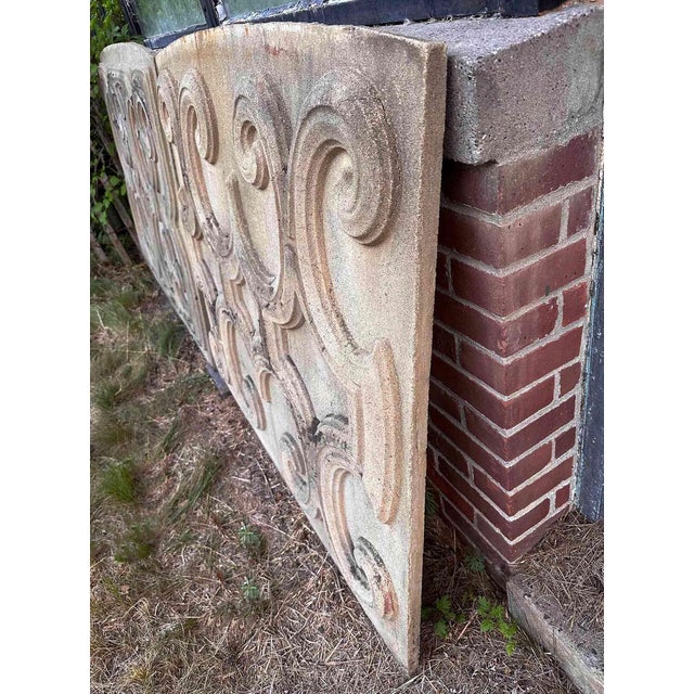 Architectural Panels Antique Cast Stone - Set of Four For Sale In New York - Image 6 of 7