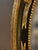 1960s Vintage Federal Revival Black and Gold Parcel-Gilt Oval Wall Mirror For Sale - Image 5 of 6