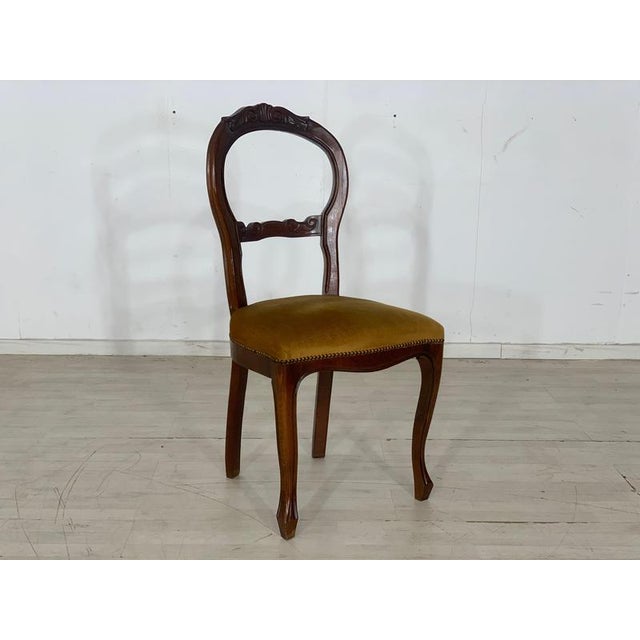 German Art Nouveau Side Chair For Sale - Image 6 of 6