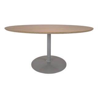 Large Oval Dining Table in Oak by Pierre Paulin for Artifort, 2018 For Sale