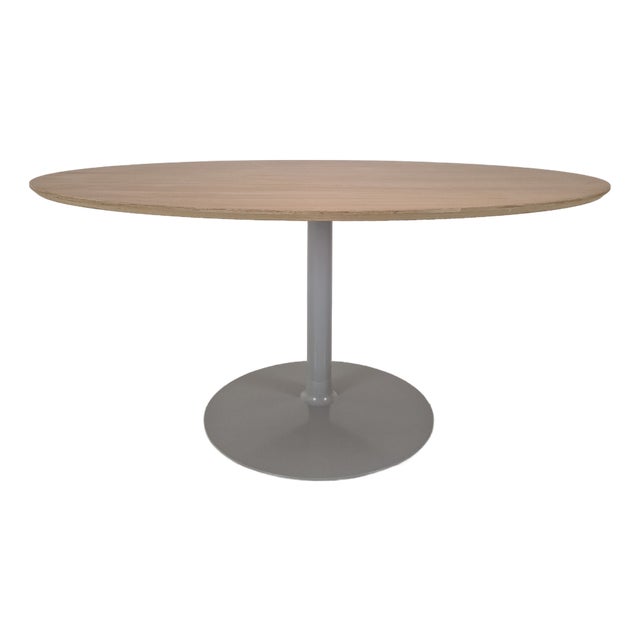 Large Oval Dining Table in Oak by Pierre Paulin for Artifort, 2018 For Sale