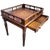 2000 - 2009 Theodore Alexander Mahogany Galleried Drinks Table With Leather Top & Drawer For Sale - Image 5 of 11