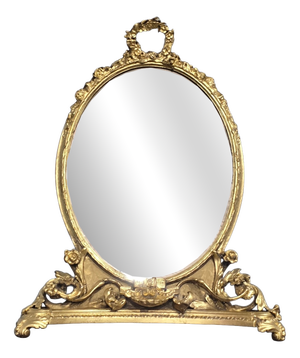 Victorian Gilt Dressing Table Mirror, 1850s