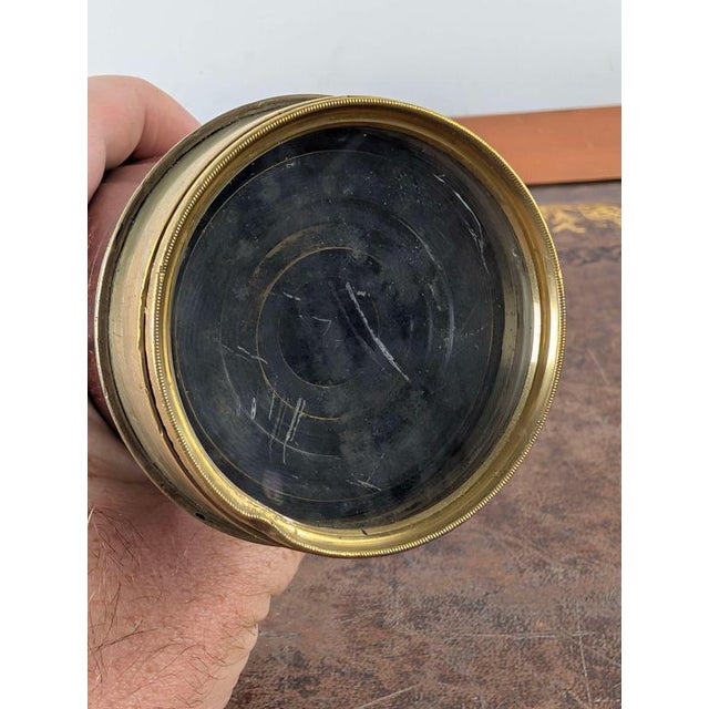 Mid-Victorian Dancer Brass and Hardwood Terrestrial Telescope, Manchester, 1850 For Sale - Image 10 of 16