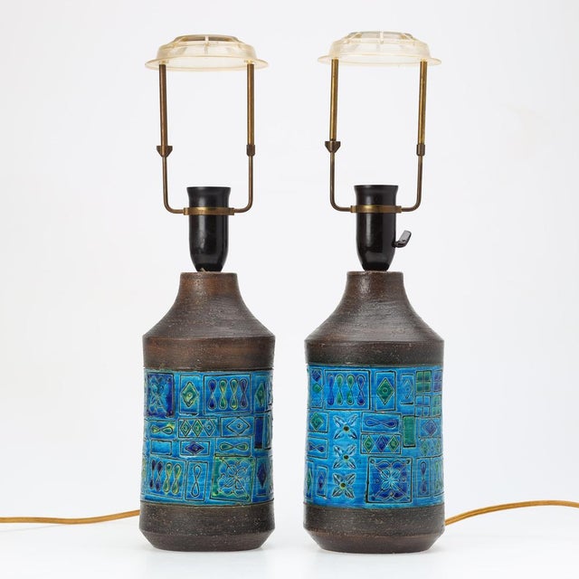 Table Lamps by Aldo Londi for Bitossi, 1960, Set of 2 For Sale - Image 12 of 12