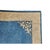 1920s Traditional Blue Ground Medallion Antique Chinese Peking Wool Small Rug For Sale - Image 4 of 6