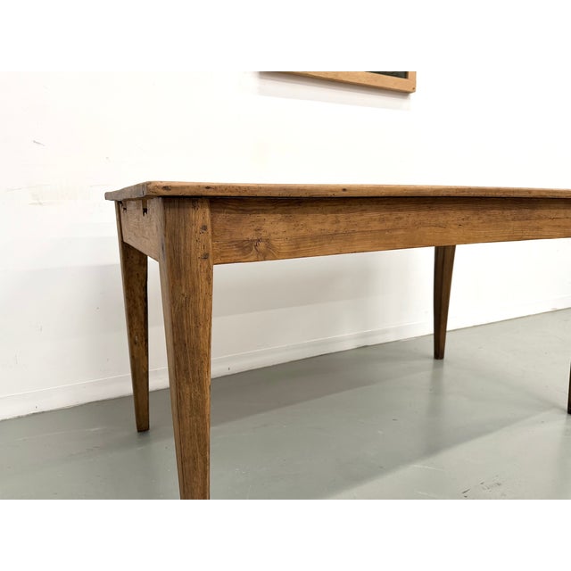 Pine Farmhouse Table, 1950s For Sale - Image 10 of 18