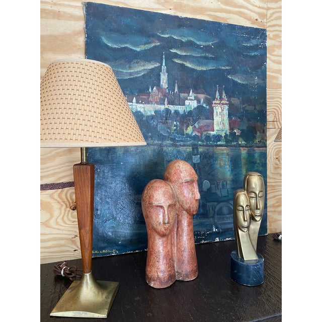 Bust in Terra Cotta of Two Figures (After Modigliani) For Sale - Image 13 of 18